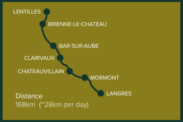 Lentilles to Langres, France: Stage 5