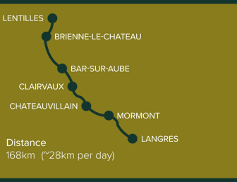 Lentilles to Langres, France: Stage 5