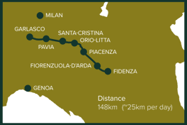 Garlasco to Fidenza, Italy: Stage 10