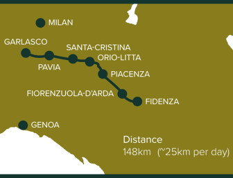 Garlasco to Fidenza, Italy: Stage 10
