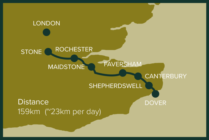 Stage 1: London to Dover