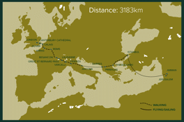 London to Jerusalem: Entire walk