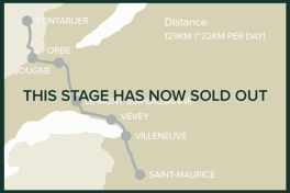 Pontarlier, France to Saint-Maurice, Switzerland: Stage 7