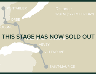 Pontarlier, France to Saint-Maurice, Switzerland: Stage 7