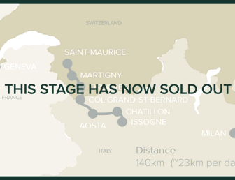 Saint-Maurice, Switzerland to Issogne, Italy: Stage 8
