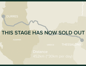 Durres, Albania to Thessaloniki, Greece: Stage 13