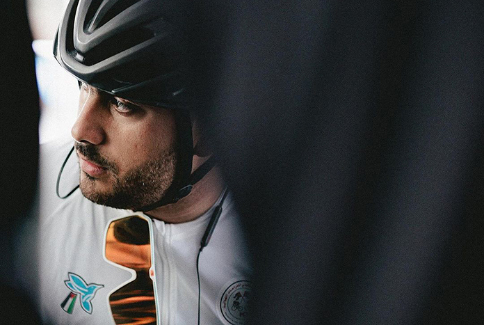 Alaa al Dali from the Gaza Sunbirds para-cycling team