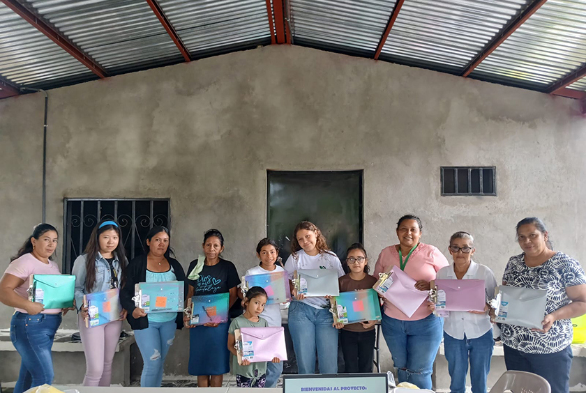 Women and girls in Nicaragua — part of Amos Trust's Climate Fellowship.