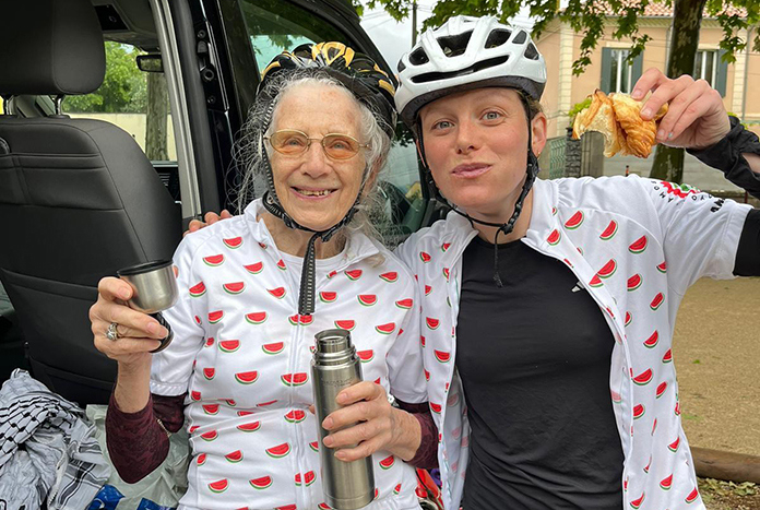 Anne M Jones and Amos Trust's Meg Williams