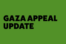 Gaza Appeal update