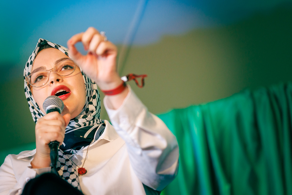Gazan journalist, Hala Hanina.