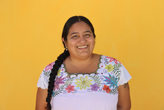 Valiana Aguilar from the Amos Trust Climate Fellowship 2025