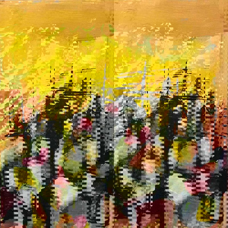 Amos Trust On Location Shareef Sarhan 1 Untitled D Acrylic On Canvas 40X40cm Production Year 2019